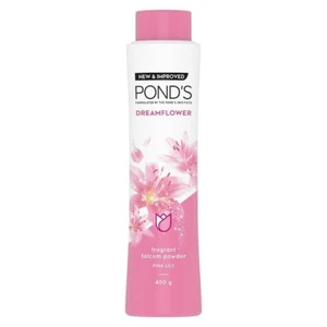 POND'S Dreamflower Fragrant Talcum Powder, Pink Lily, 400 g - Picture 1 of 7