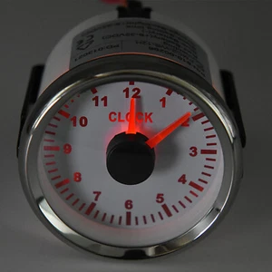 2'' 52mm Waterproof Digital Clock Gauge for Car Truck Motorbike Boat Yacht 9-32V - Picture 1 of 10