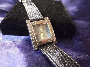 Reloj Mujer Cuarzo con M.O.P. Azul Cara y cuero genuino **Bonito** FF-558 ZC - Imagen 1 de 3