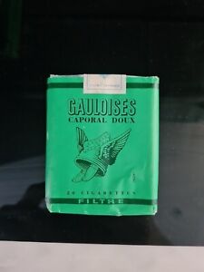 ancien paquet gauloises caporal doux vert  pour collection