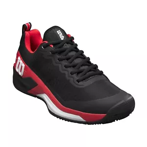WILSON RUSH PRO 4.5 CLAY Scarpe Tennis Uomo TERRA Black Infrared WRS335340 - Foto 1 di 5