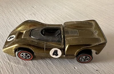 1968 REDLINE Hot Wheels Olive Green McLaren M6A (rare) - Image 1 of 4