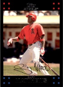 2007 Topps Gary Matthews . Los Angeles Angels #25