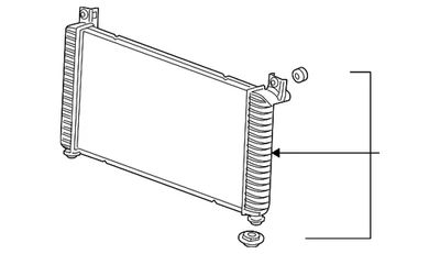Genuine GM Radiator 84186718 - Image 1 of 3