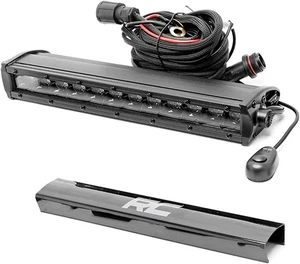 Rough Country 12" LED Light Bar - 60W, 4,800 Lumens, Spot Focus Beam, Black - Picture 1 of 7