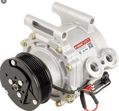 Compresor de aire acondicionado para Chevrolet Trailblazer EXT, GMC Envoy XL 4,2 L 2002-2006 + embrague Foto 1 de 4