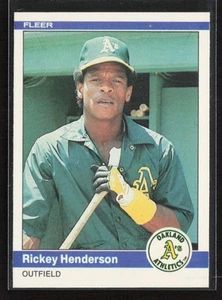 1984 Fleer #447 Rickey Henderson - Bild 1 von 2