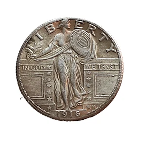 1916 ESTADOS UNIDOS DE AMERICA QUARTER DOLLAR LIBERTY - 6.14.GR - 25.MM DIAMETRO - Imagen 1 de 4