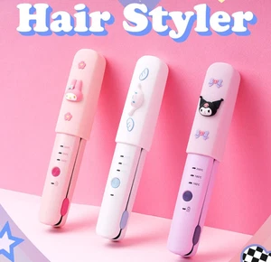 Sanrio Wireless Haarglätter USB C Wiederaufladbar Mini Keramik Haarstyler - Bild 1 von 8