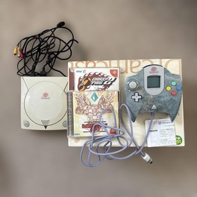 Dreamcast console controller game disc T-stick B memory #ae7a54