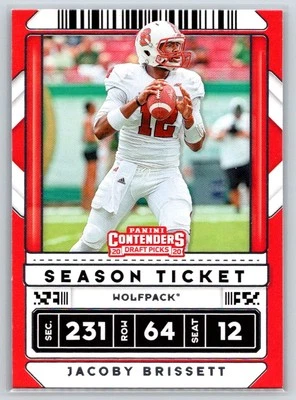2020 Panini Contenders Draft Picks #44 Jacoby Brissett - Image 1 of 2
