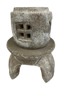 Small round Concrete Pagoda Statue for Garden, Japanese/Chinese/Asian Style - Picture 1 of 17