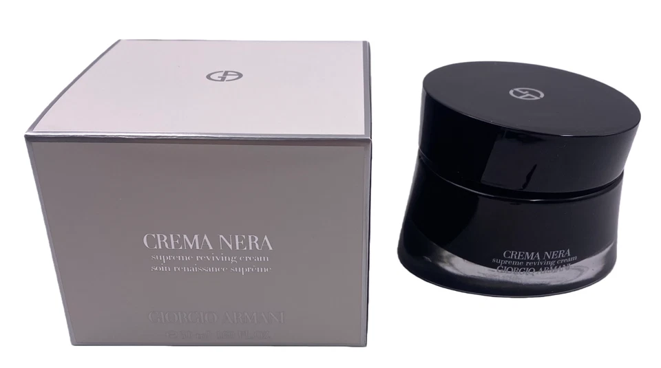Armani Crema Nera Supreme Crema Reviving 1.69 oz/50 ml - Nuevo en Caja Foto 1 de 3