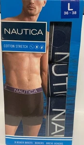 NAUTICA COTTON 3 BOXER BRIEFS - Picture 1 of 2