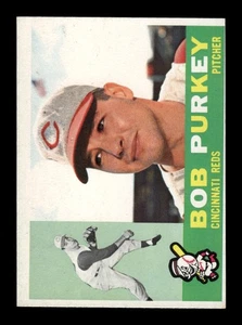 1960 Topps Set Break #4 Bob Purkey EX-EX/MT *BNCARDS* - Imagen 1 de 2