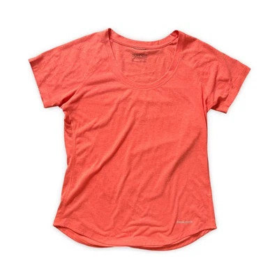 Camiseta para mujer Patagonia Nine Trails mediana naranja melocotón manga corta Foto 1 de 4