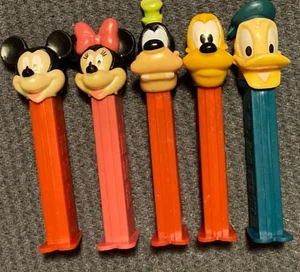 Menge 5 lose Pez Spender - Mickey Mouse - Bild 1 von 3
