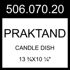 IKEA PRAKTAND Kerzenschale Edelstahl 13 3/4x10 1/4" 506.070.20 - Bild 1 von 1