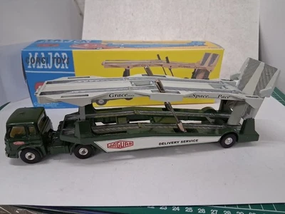 Corgi 1105 Bedford Car Transporter Restored Code 3 in free reproduction box - Image 1 of 4