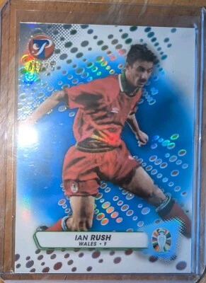 Ian Rush Wales 41/75 Blue Topps Pristine Road To Euro 2024 - Image 1 of 3