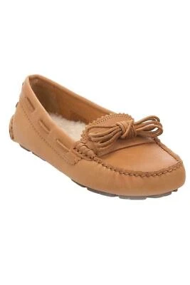 Zapatilla Mujer UGG Australia Meena 1003541 Cuero Castaño 100% Original Nueva Foto 1 de 3