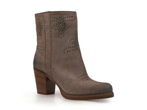 Car Shoe Botines de mujer a mitad de la pantorrilla en gamuza antracita Talla UK 2.5 - IT 351/2 - Imagen 1 de 5
