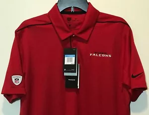Polo uomo Dri-Fit Atlanta Falcons Nike nuova $65 taglia media rossa colr - Foto 1 di 10