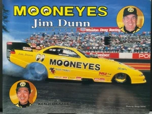 VRHTF NHRA COOLES "KENJI OKAZAKI & JIM DUNN MOONEYES FUNNY CAR" HAND OUT - Bild 1 von 2
