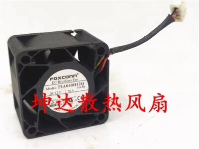 FOXCONN PIA040H12Q 12V 1.70A 4cm 4pin Cooling Fan - Image 1 of 3