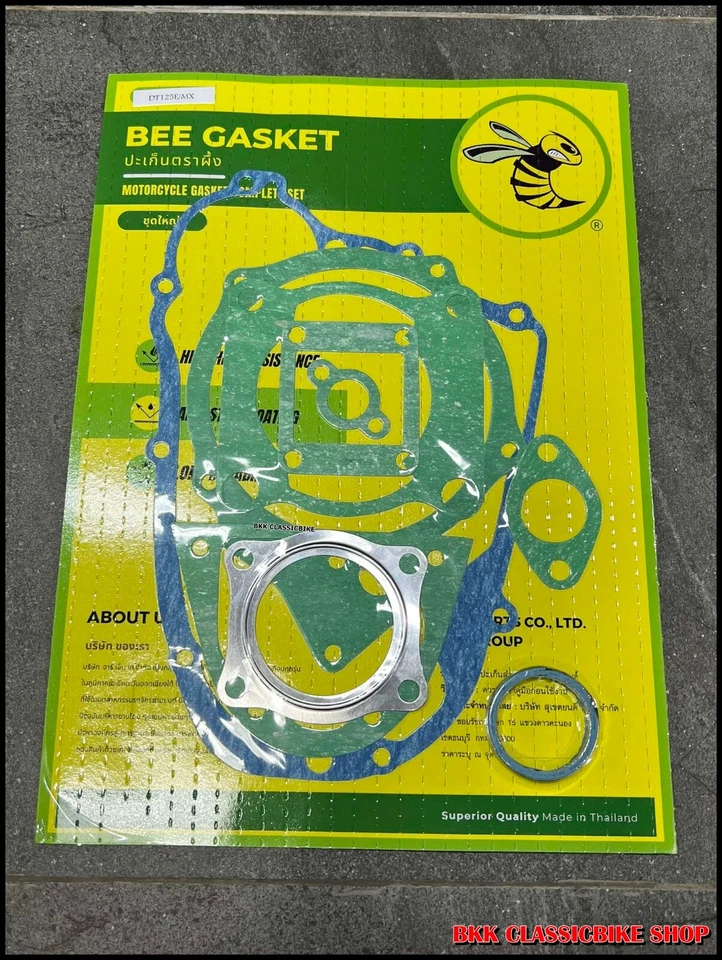 Juego completo de juntas Yamaha DT125 E/MX 1978-1981 ALTA CALIDAD Foto 1 de 4