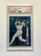 2020 Topps Chrome Blue Refractor /150 Austin Nola #11 PSA 10 San Diego Padres
