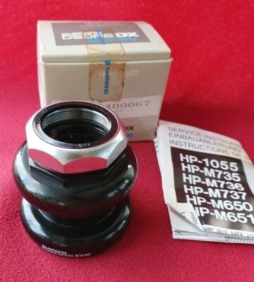 Shimano Deore DX HP-M651 Steuersatz, 1 1/8" Gewinde, schwarz, NEU, NOS, Retro - Bild 1 von 2
