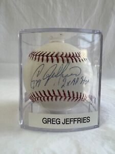 Gregg Jefferies New York Mets Signed Autograph Baseball 2x All Star TRISTAR COA