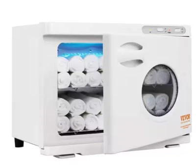 Calentador de toallas caliente VEVOR RTD23A con ventana transparente 2 estantes de acero inoxidable OP G3D Foto 1 de 4