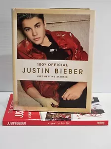 Justin Bieber Books Bundle Just Getting Started & A Year In His Life Hardcovers - Picture 1 of 15