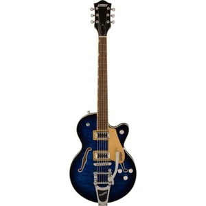 Gretsch G5655T-QM Electromatic Center Block Jr. Quilted Maple Bigsby, Hudson Sky - Picture 1 of 7