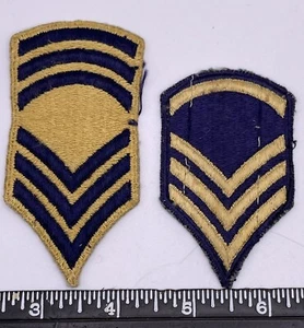 Vintage Army Master and Staff Sargent Sew-On Patches, SH1 - Picture 1 of 1