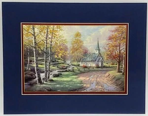 The Aspen Chapel Print by Thomas Kinkade in 11 x 14 with COA Limited Edition - Picture 1 of 2