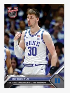 2023 BOWMAN U NOW BASKETBALL 31 KYLE FILIPOWSKI DUKE CAREER HIGH PRINT RUN 301 - Picture 1 of 2