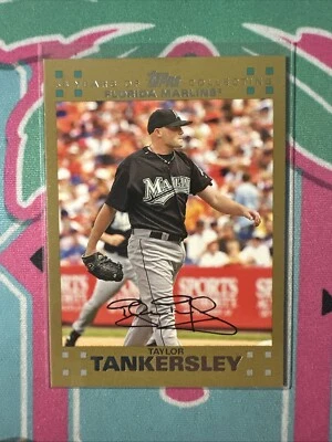2007 Topps #579 Taylor Tankersley GOLD /2007 MARLINS - Image 1 of 2