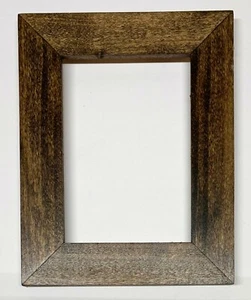 F031 Bilderrahmen 1-1/2" dunkler Nussbaum gebeizt Pappel - Bild 1 von 3