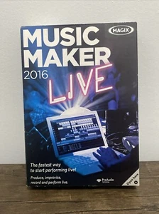 MAGIX Music Maker 2016 Live For Windows Vista, 7, 8, 10 Brand New Sealed - Picture 1 of 2
