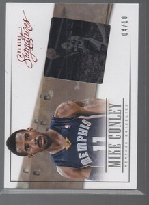 MIKE CONLEY 2013-14 PANINI SIGNATURES FILM RED CARD #10  /10