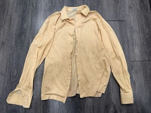 VINTAGE Domenico Vacca Cucita a Mano Shirt Size 46 Cotton Button Down Designer - Picture 1 of 8