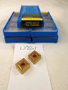 50 NEW CNMG 432 CARBIDE INSERTS. GRADE: C5. TIN COATED. GENERAL PURPOSE (U861) - Picture 1 of 1