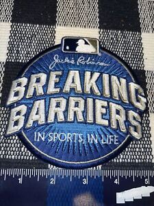 Jackie Robinson Mlb Baseball Patch Mlb â€œBreaking Barriers - In Sports, In Lifeâ€�