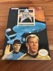 Nintendo NES Star Trek 25th Anniversary Modul mit Schuber Hülle Anleitung USA - Bild 1 von 16