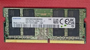 32GB Samsung 2Rx8 PC4 3200AA MHz Laptop Memory M471A4G43BB1-CWE 5M30Z71714 - Picture 1 of 2