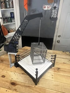 WWE Extreme Rules Wrestling Ring Crash Cage ** No Figures And Missing One Ladder - Picture 1 of 14