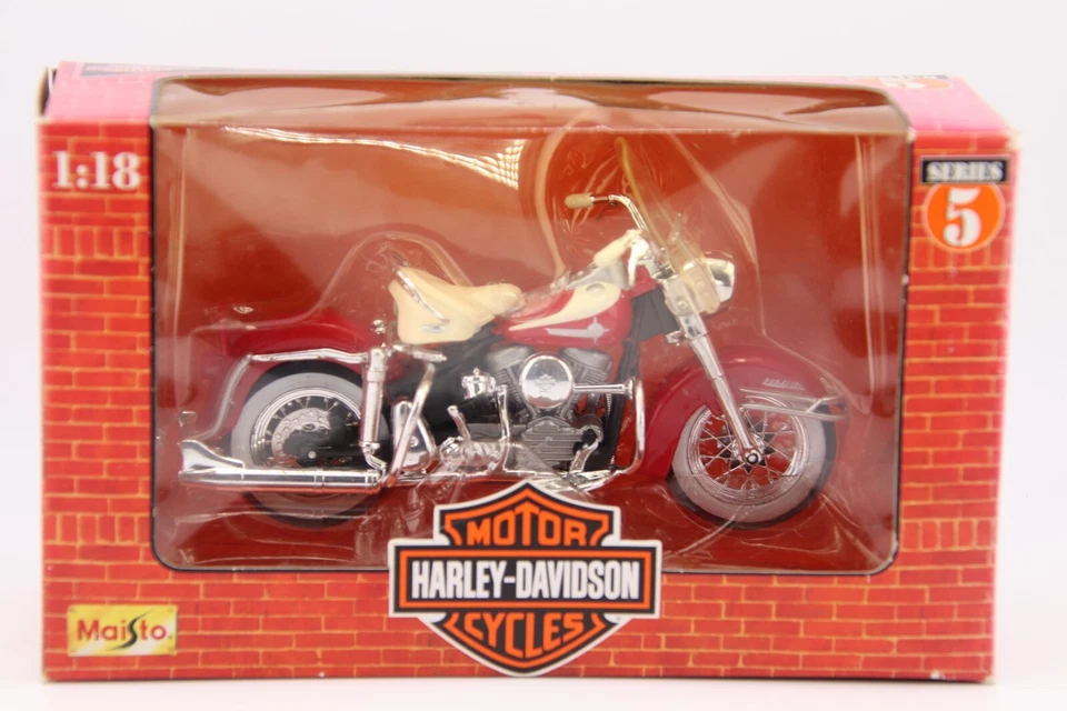 Harley Davidson FLH 1962 Duo Glide Die Cast Maisto Series 5 1:18 NIB - Image 1 of 3